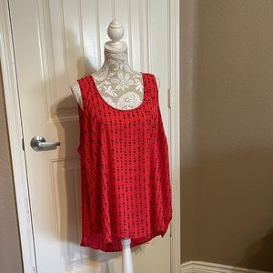 Torrid flowy sleeveless blouse, size 3